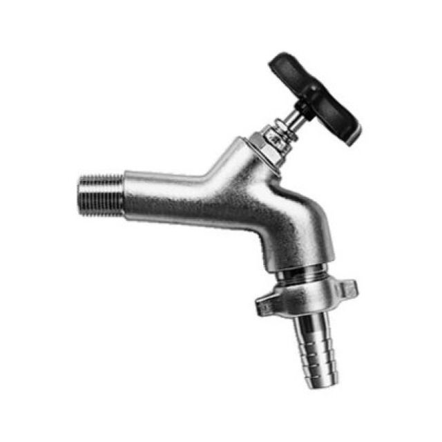 Robinet de jardin SIGA
1/2", volant
dispositif d'antisiphonnage
raccord porte-caoutchouc
groupe acoustique I
Coloris: chromé