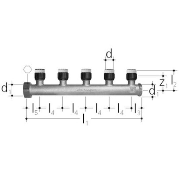 MT VERTEILER 5-FACH
4640.516                 16 MM