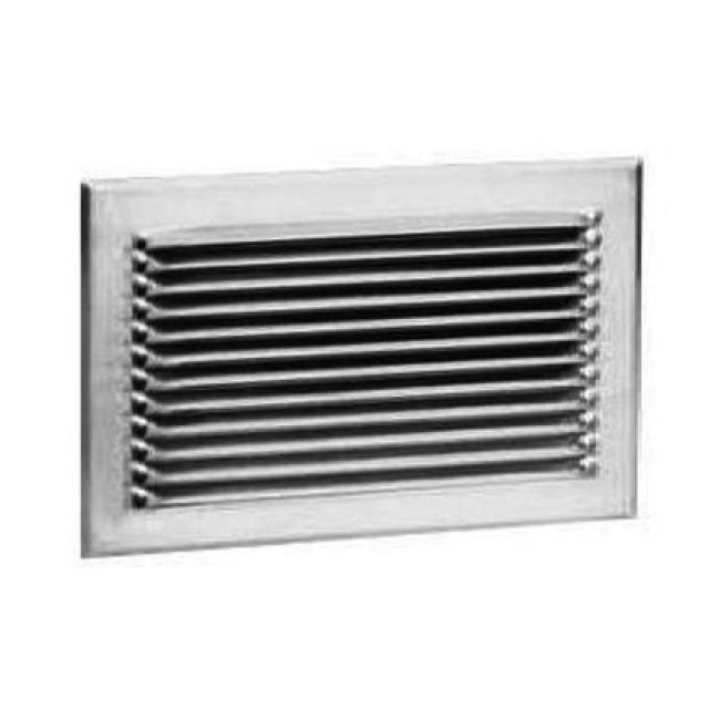 WETTERSCHUTZGITTER          CU
M.LAMELLEN U.GITTER 440X150 MM