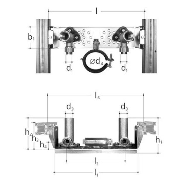 placca d'alla. per profilo GIS
5458.025 pias.allacc. per GIS