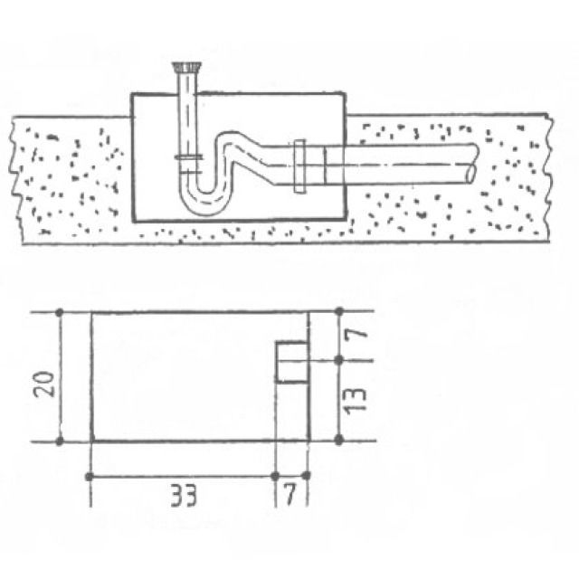 TUBI-BLOCK DUSCHE 200 X 200 MM
703000  L= 400 MM