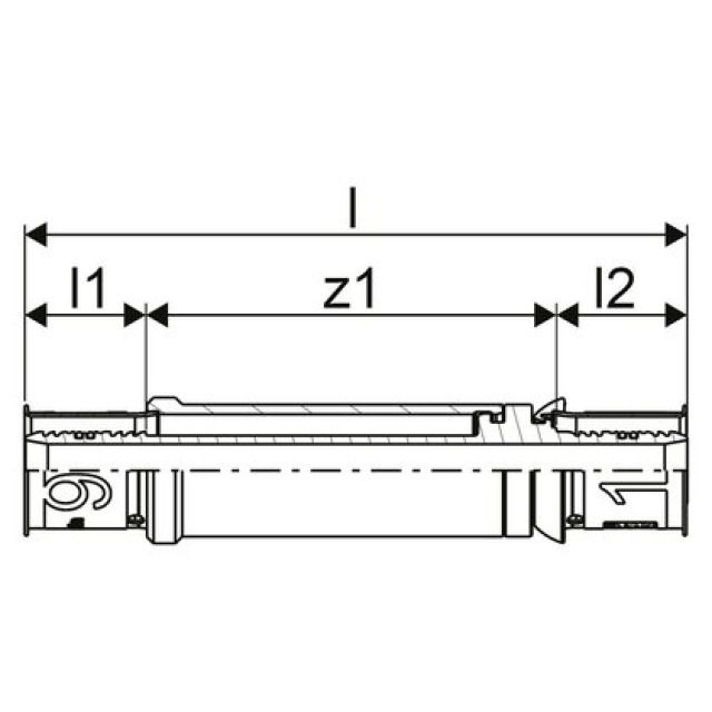 GF Uponor S-Press
sliding coupling 32-32