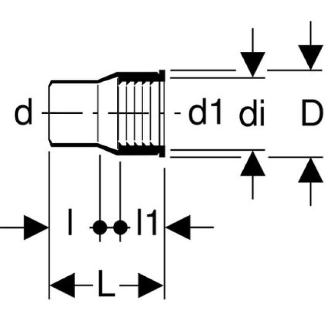 SILENT SIFON-ANSCHLUSSSTUTZEN
306.006             63 / 56 MM