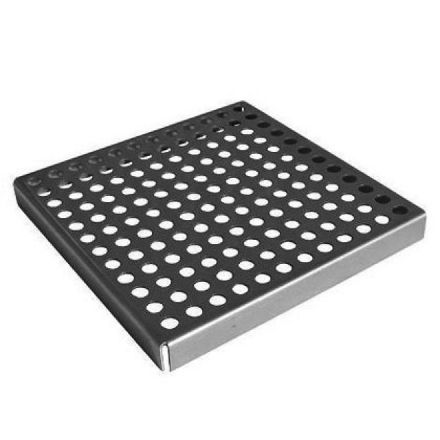 LOCHROST  MIT RUNDLOCH   CR-NI
100 X 100 MM