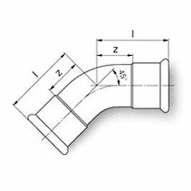COUDE ACIER-ZINGUE 45°-18 MM
STEELPRESS ART. 381.018.450