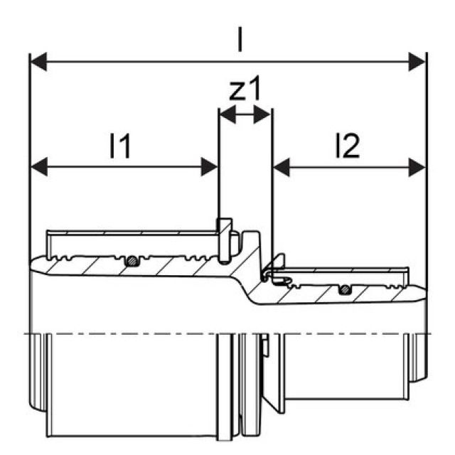 GF Uponor S-Press
Intermedio ridotto PPSU 63-50