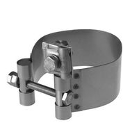 Brida per tubo, inox A4