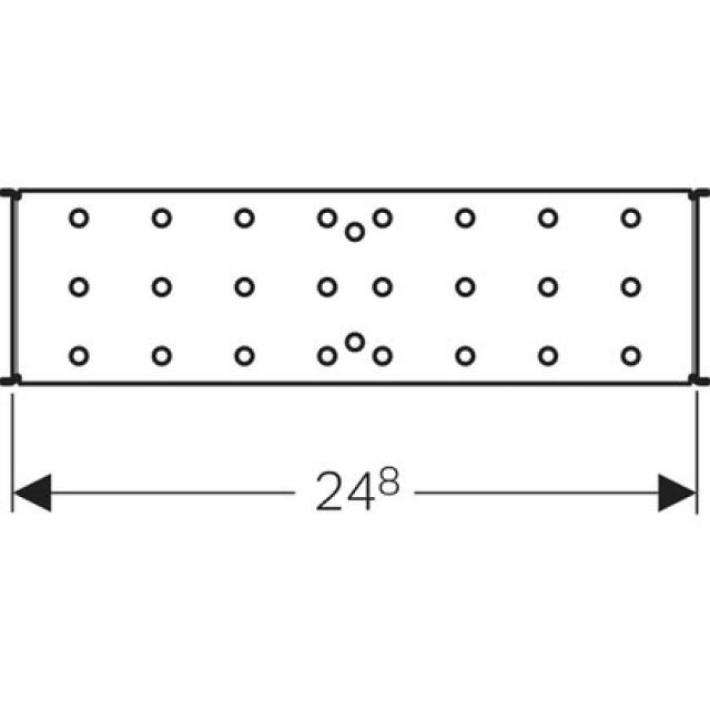 GIS-MONTAGEPLATTE F.UP-VENTILE
461.147            248 MM