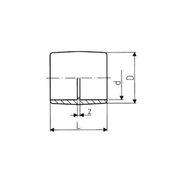 GF PVC manicotto
721 910 110   50 mm