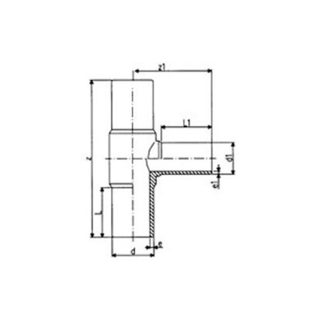 PE T-STK RED. PE 100 SDR 11/S5
753.201.002        25 / 20 MM