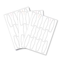 Druckbögen für Kugelhahn-Kennzeichnung