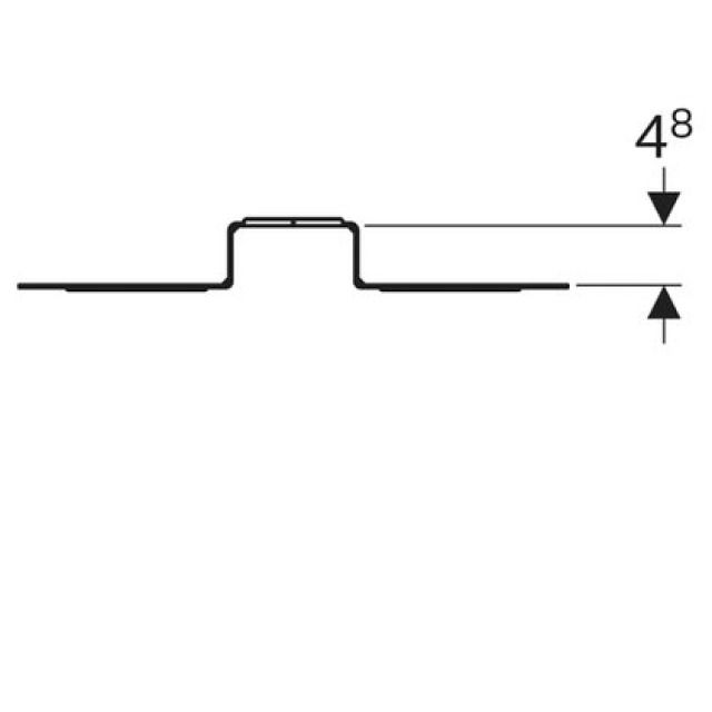 PFIT placca montaggio rientr.
semplice 650.733