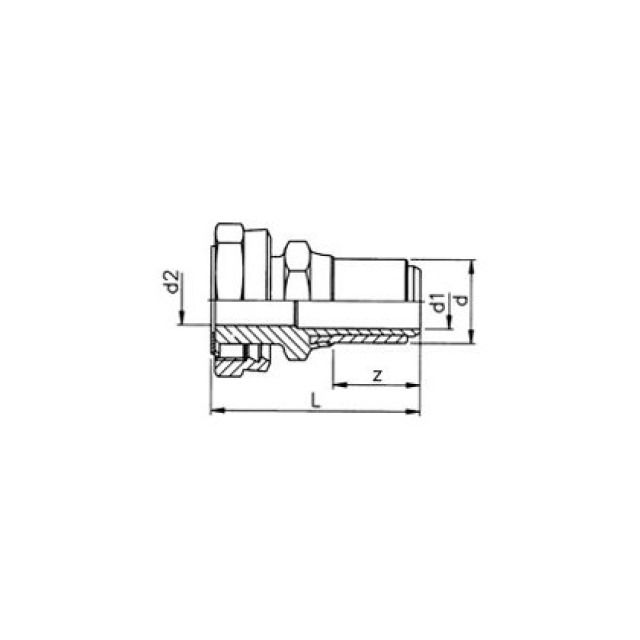 GF ELGEF adattatore PE/OT
720.920.021
63 mm /1" FF
