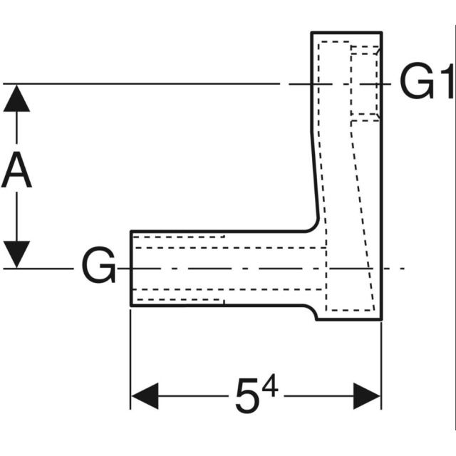 Raccordo eccentrico
1/2", 50 mm
Colori: cromato