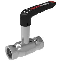 BROEN BALLOFIX Full Flow Kugelhahn Innengewinde × Innengewinde Edelstahl – lange Spindel