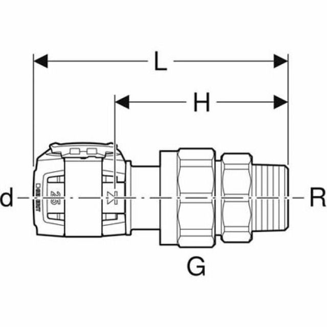 FLOWFIT RACCORDO PASSAGGIO FM
620.594   D=40  R=1 1/2"