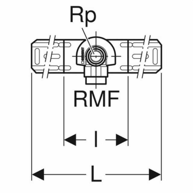 MEPLA set MeplaFix placca
rientro curva singola 632.851
d 20 - 1/2"