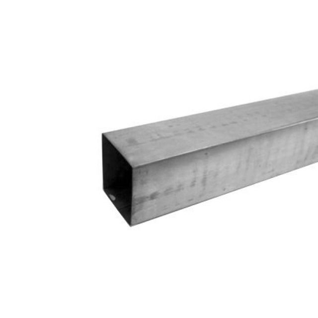 ABLAUFROHR GEFALZT  MATT CR-NI
58 X 58 / 0.50 MM / 2 M