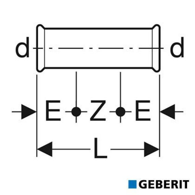 Geberit Mapress Therm
Manicotto passante: d=42