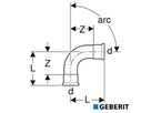 Geberit Mapress Therm Curva 90°
