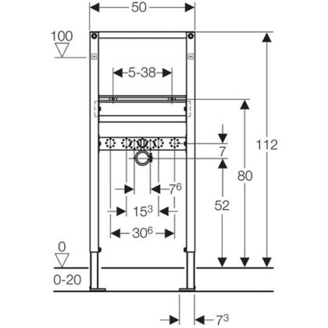 DUOFIX-ELEMENT FUER WASCHTISCH
111.426  M. STANDARMATUR TYP 112