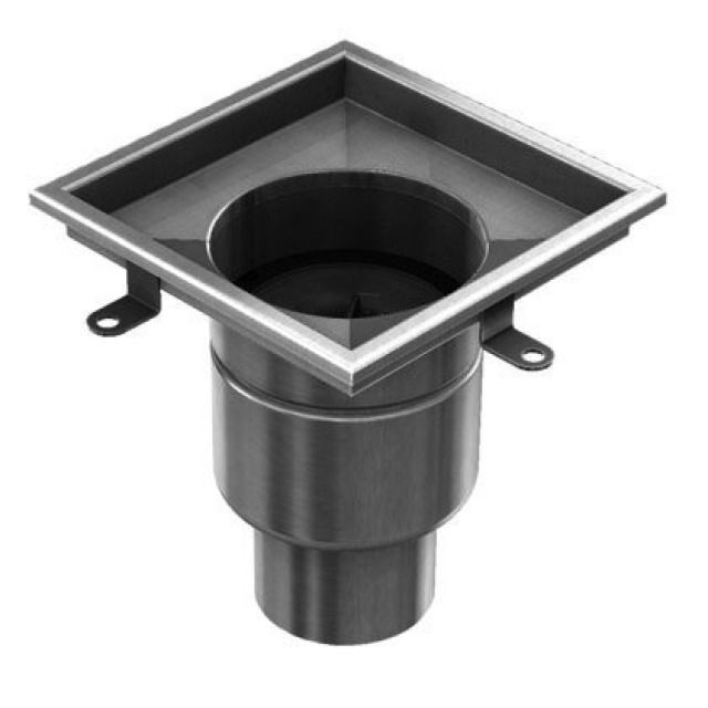 ACO BODENAB. SENKR. INOX EINT.
416531 MIT HALTERAND DN 80