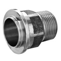 Pièce d'insertion en laiton avec joint plat