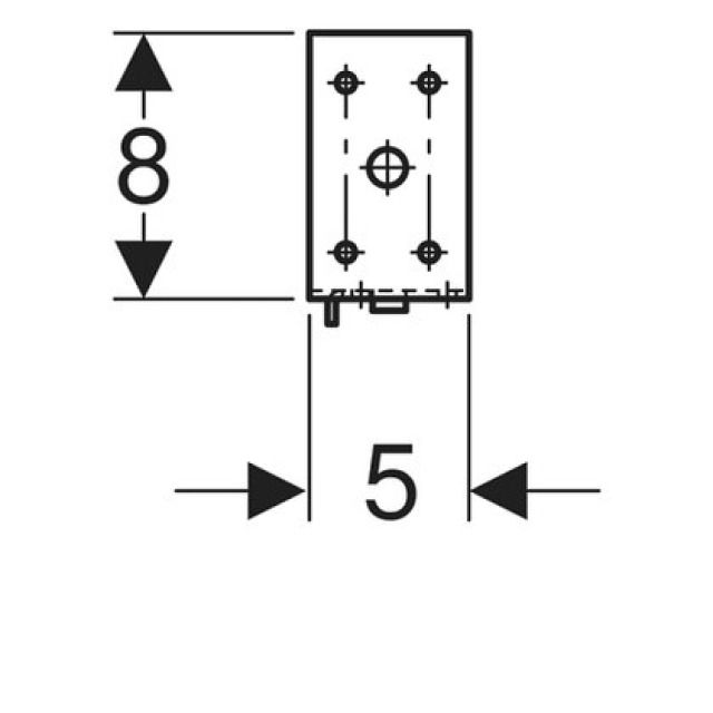 DUOFIX-BEFESTIGUNGSSET
111.869 FUER STAENDERABSTAND
50-57.5 CM