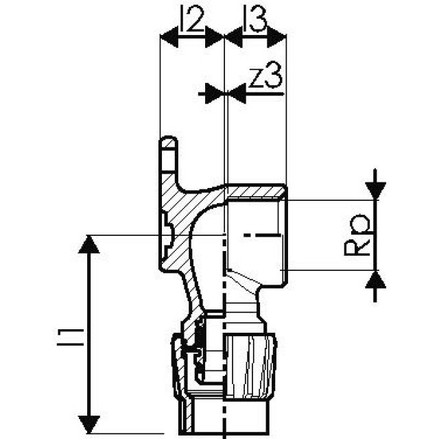 Sanipex MTArmaturenan.einf.d20x3/4"
bleifrei 4610.350