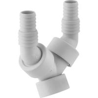 Geberit, Embout cannelé équerre double