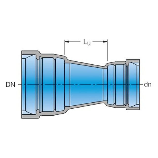 DUKTUS raccordo Kaliber BLS
tipo mmR VRS-T
DN 250 / 150