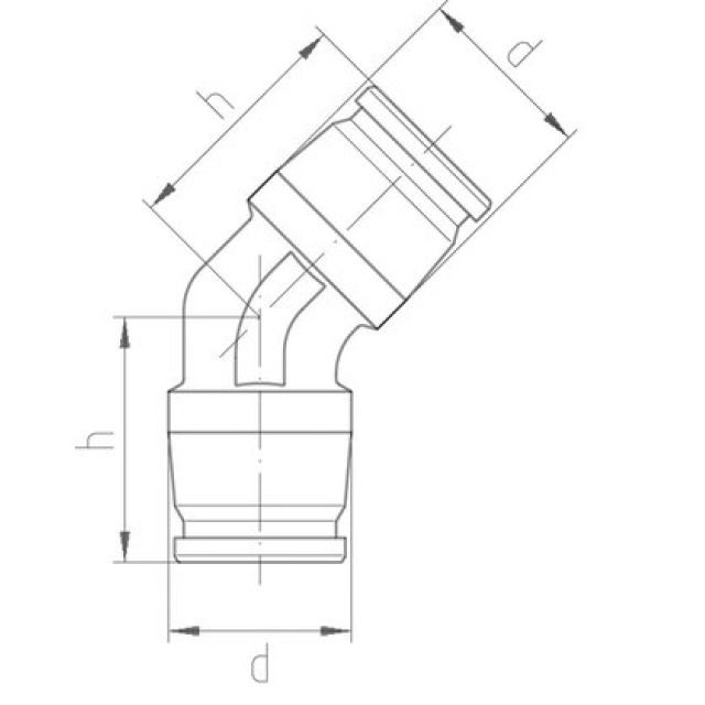 IFIT gomito 45°
762.101.180   25/32 mm