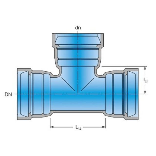 MMB-PIÈCE(S) EMBOÎTEMENT
TÉ À 3 TÊTES D'EMBOÎTEMENT DN200-100 BLS
ARTICLE : F0200.000.2310