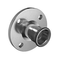 Geberit Mapress-gas Flangia acciaio inox PN 10/16, con attacco a pressare