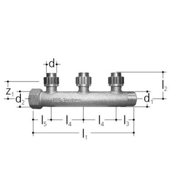 SANIPEX DISTR. A ENCASTRER
A 3 DEPARTS   5427.316  3/4"
