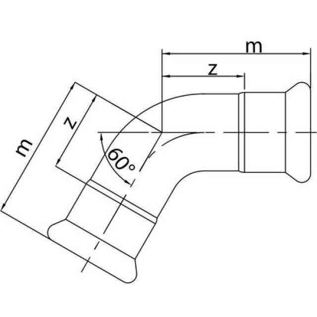 PROFITEC PRESSINOX - FIG. 51
BOGEN 60° 15 MM