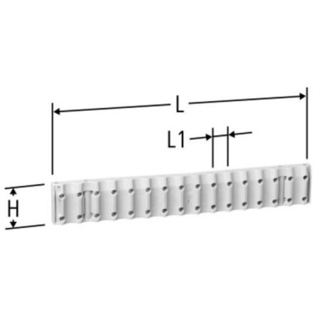 OPTIFLEX guida mult. per tub.
15 tubi 16- 20 mm