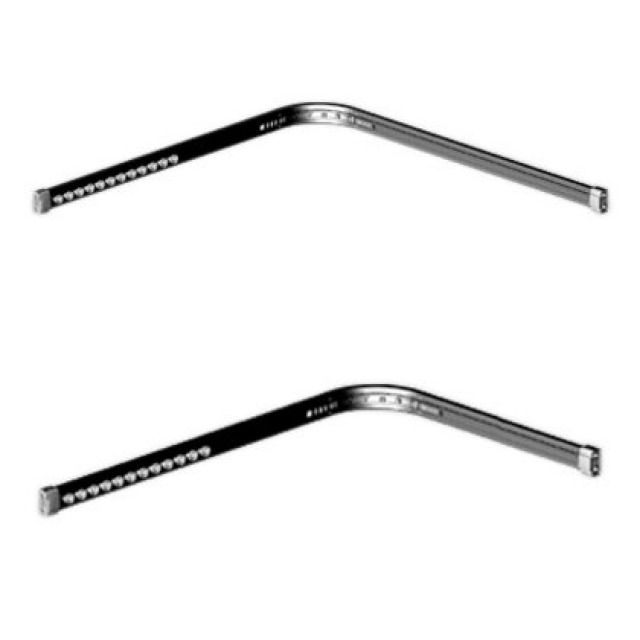 DUSCHENVORHANGSTANGE BODEN-
SCHATZ, 170 X 75 CM, L-FÖRMIG
KÜRZBAR, ALUMINIUM, 16 GLEITER
BEFESTIGUNGSMATERIAL
FARBE: WEISS