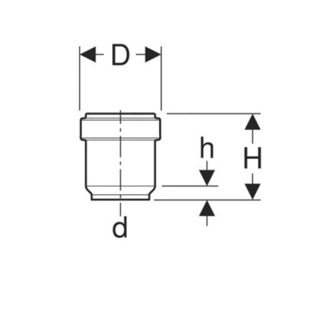 GEBERIT manicotto d'innesto
379.768     d 32