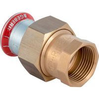 Bocchettone Mapress acciaio-C con filetto femmina