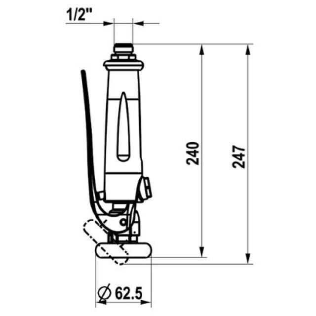 KWC GASTRO Geschirrwaschbrause
1/2", Z.539.030.145 - Siebstrahl
Anschlussgewinde 1/2"