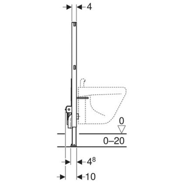 DUOFIX elemento bidet sospeso
111.541
tipo 98