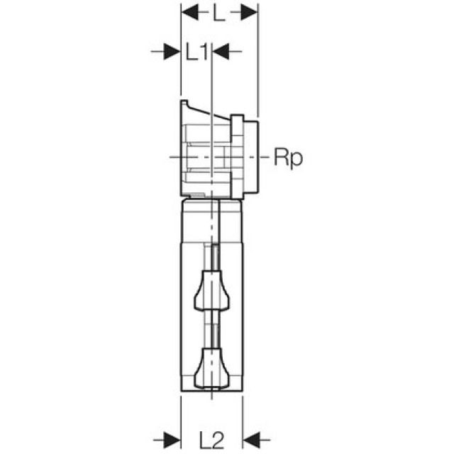 PFIT scatola allacciamento 90°
doppia 652.485
16-20 RP 1/2"