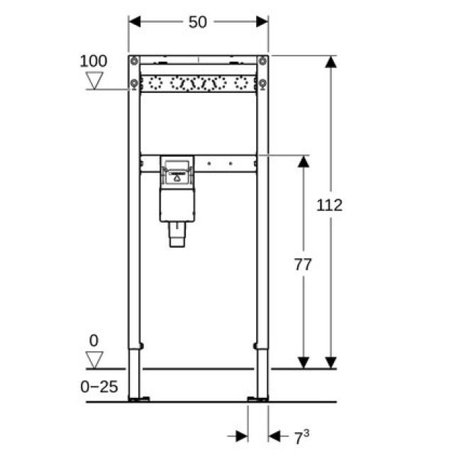 DUOFIX elemento per lavatrice
111.773
tipo 112 - Ablaufstutzen ø 50 mm