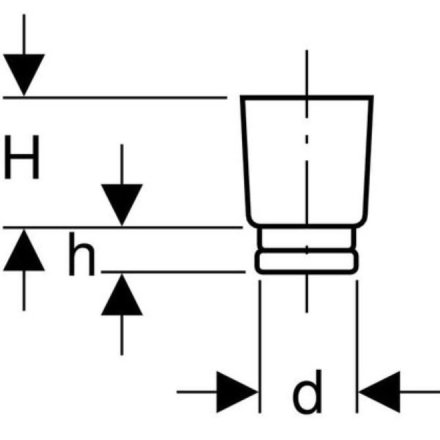 GEBERIT tappo di protezione
per sifoni 362.797   d 46