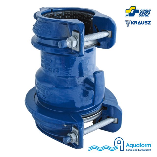 HYMAXGRIP KUP. REDUZIERT
DN150 - 100    PN16  6011.152
158-190MM / 104-130MM