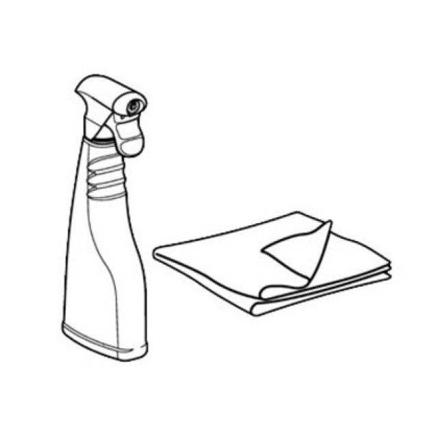 Set de nettoyage AQUACLEAN
produit de nettoyage et
serviette microfibre
Coloris: sans couleur