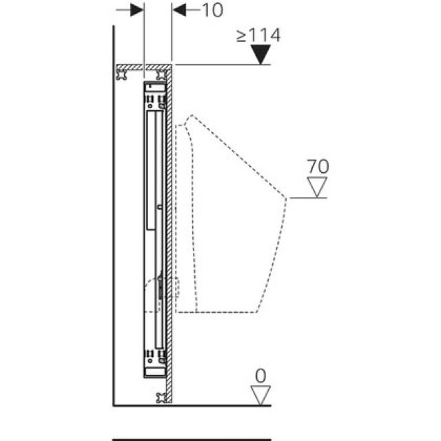 GIS URINAL-ELEMENT TYP 112
461.668 F. LEMA  0-1 L COMPACT