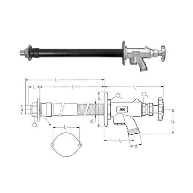 JRG rubinetto da giardino
7040.300
1/2" - 300 mm