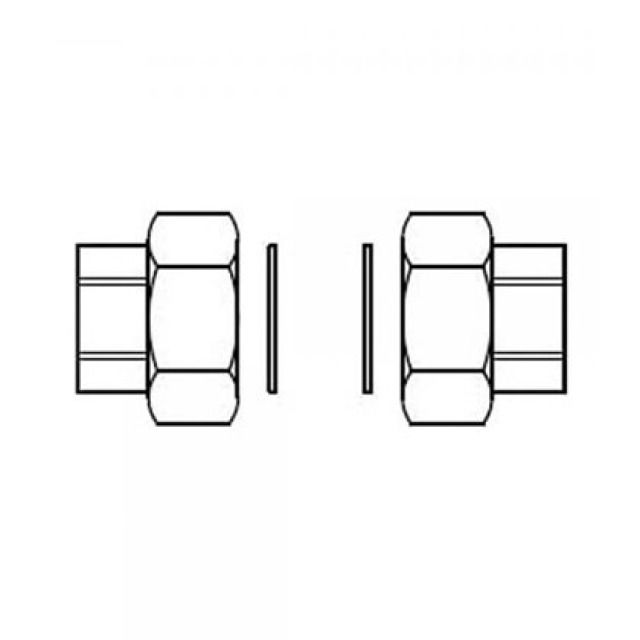 Grundfos Rohrverschraubung
G2"xRp1" CI FZG